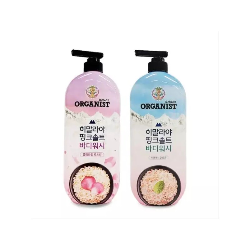 Himalaya 히말라야 핑크솔트 샤워 바디워시 바디 클렌저 [민트향] Himalayan Pink