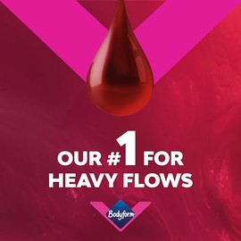Bodyform Ultimate Ultra Long Sanitary Towels Wings 120 Pack, Heavy Periods