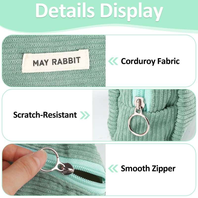 Deepton Pencil Case, Green, Modern