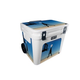 MightySkins Skin Compatible with Yeti Roadie 60 Wheeled Cooler - Moon Dunk | Protective, Durable, and Unique Vinyl Decal wrap Cover | Easy to Apply, Remove, and Change Styles | Made in The USA