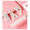 Jelly Color, 4-Piece Set, Triangle Ruler, Semicircle Protractor, Drawing Tool,