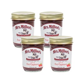 Mrs. Miller's Seedless Red Raspberry Jam 9 Ounce (Pack of 4)