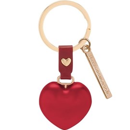 GRUSS & CO Keyring with key ring, pendant with motif, bag pendant, multicoloured, Motif "heart person"