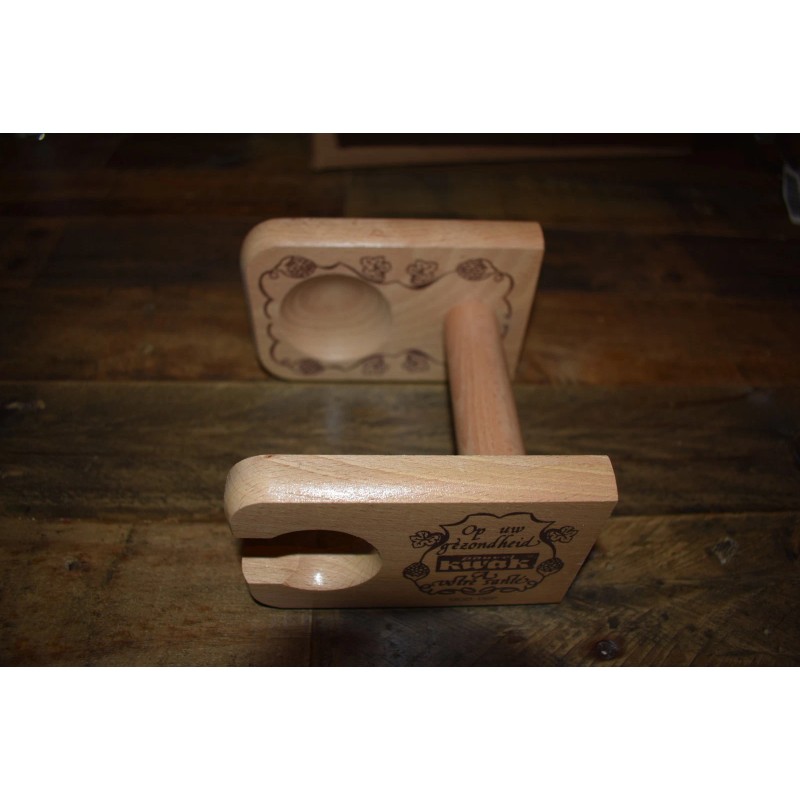 Pauwel Kwak Beer Wooden Beer Glass Stand Man Cave Bar