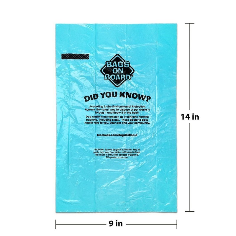Bags on Board Poop Bags 120 Bags Fragranced Pack of