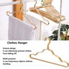 10Pcs Clothes Hanger WearResistant Enlarged Thickened SpaceAluminum NonSlip Clothes Hanger