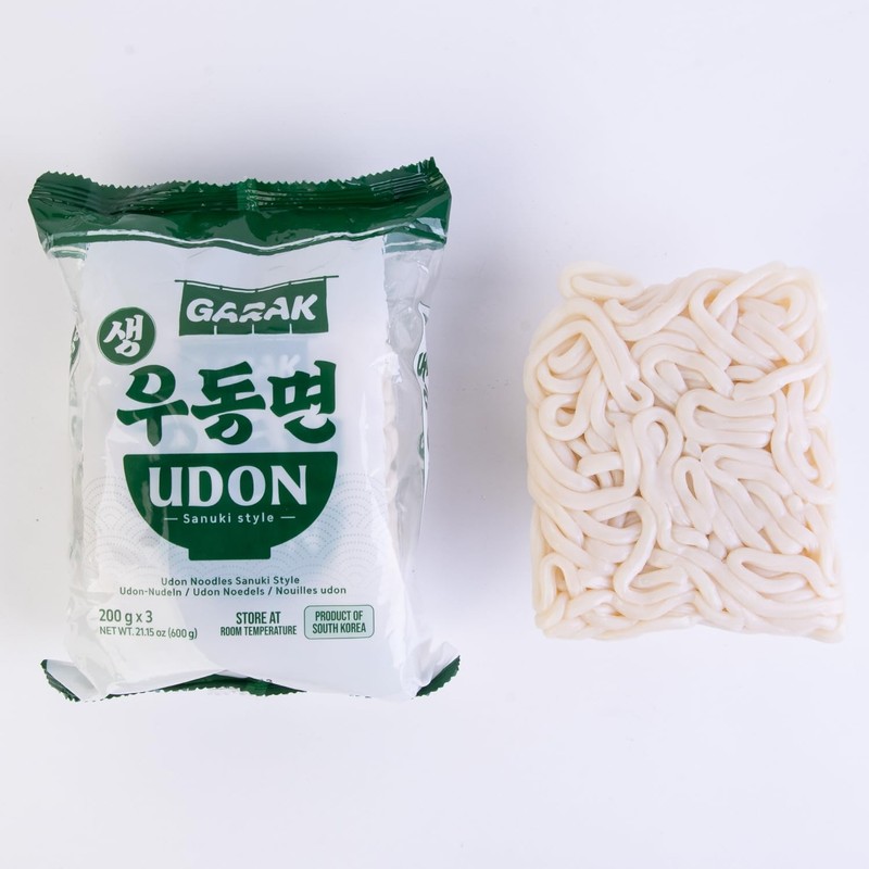 GARAK 3-Minute Sanuki Udon Noodles (3-Pack) | Thick & Chewy