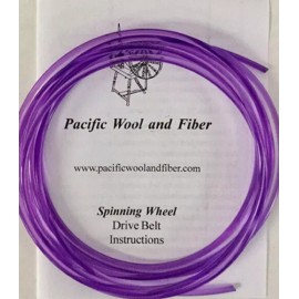 Unbranded Spinning Wheel Belt, Double Drive, Purple, Spinning Wheel Band