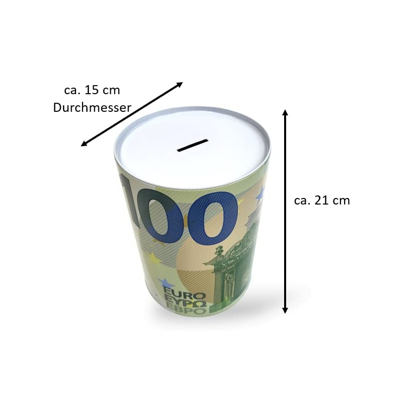 BUSDUGA 4195 XXL Money Box 100 Euro Note Money Box