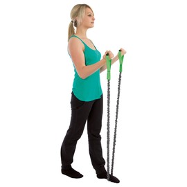 Sport-Tec Premium Tubing Fitness Tube Expander Exercise Band 165 cm Medium Green
