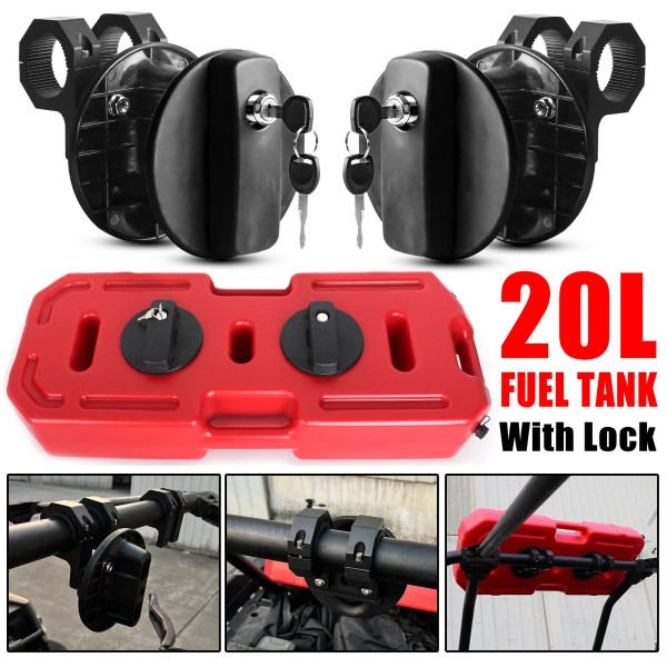 Aaiwa 20L Fuel Tank Gas Oil Can Container+ Mount Lock