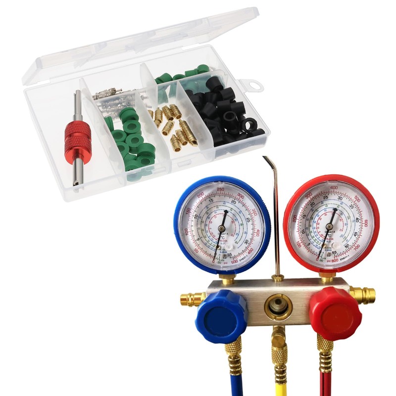 eMagTech 71pcs Autos Air Condition Repair Kit Air Condition Hose