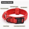Tactical Dog Collar, Adjustable Military Training Nylon Dog Collar with