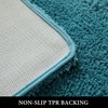 MIULEE Extra Thick Non Slip Bathroom Rug Shaggy Soft Bath