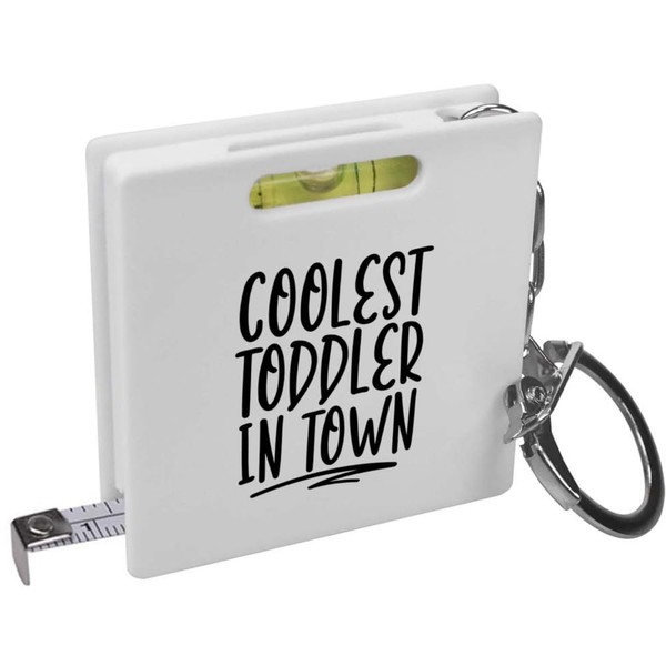 Azeeda 'Coolest Toddler In Town Funny Quotes ' Keyring Tape