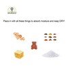 Fox Run Terracotta Brown Sugar Keeper and Saver, Bear, Set