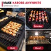Unicook Upgraded Stainless Steel BBQ Shish Kabob Set, Large Foldable