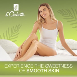 L’Orbette Honey Wax – Soft Wax for Hair Removal, Natural Honey Formula for Face, Body, & Sensitive Skin, 14 oz