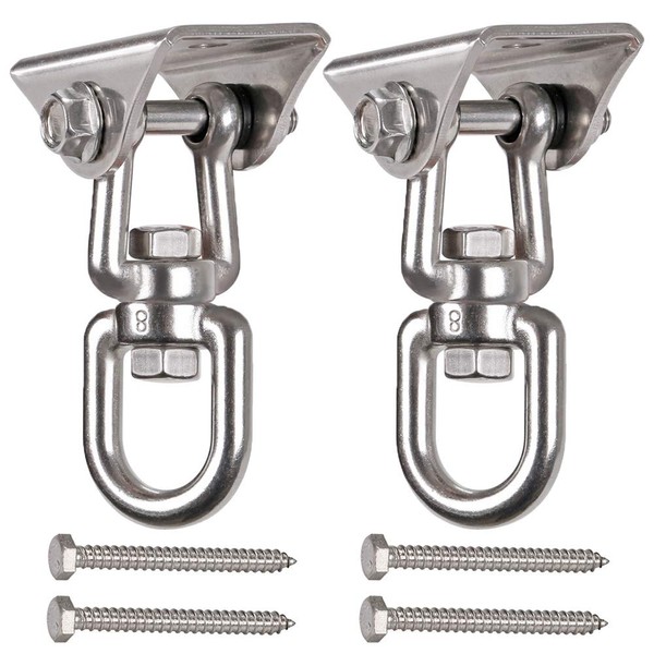 WAREMAID Set of 2 Heavy Duty 360° Swivel Swing Hangers,