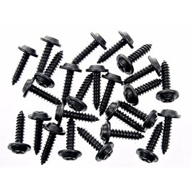 Retro-Motive Black #10 x 3/4" Phillips Flat Top Trim Screws for Dodge Truck- Qty.25- #1946