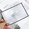 Chargenyang 5 Pcs 3X Premium Magnification Page Magnifier Fresnel Lenses