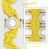 8 Pack Lemon Yellow Cheesecloth Table Runner 10Ft Gauze Cheese