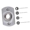 Mobestech 1 Pack of 15 Stainless Steel Wheel Nuts M8
