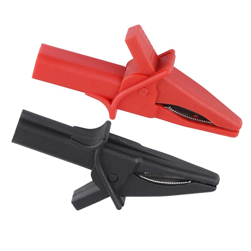 Watris Veiyi Pack of 2 Alligator Clips, Fully Insulated Alligator