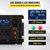 VEVOR Power Inverter, 2500W Modified Sine Wave Inverter, DC 12V