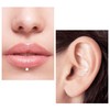 Mayhoop 16G Clear Tragus Helix Earrings Studs Piercing 6mm Flexible