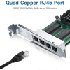 HiFiber H!Fiber Gigabit 4-Port Network Card Intel I350-