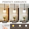 Osimir Black Pendant Lights Kitchen Island 2 Pack, Modern Milk