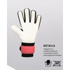 JAKO Unisex Goalkeeper Gloves River Basic Junior RC Coral/Sky Blue/Navy,
