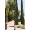Monarch Rain Chains Aluminum Ring Rain Chain, 8.5 ft Black