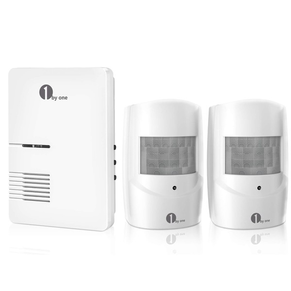 1byone Driveway Alarm, Home Security Alert System with 36 Melodies,