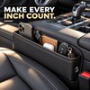 Car Seat Gap Organizer for Everyday Essentials – PU Leather