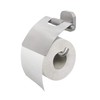 Tiger Ramos Toilet Roll Holder with Cover, Stainless Steel Brushed,