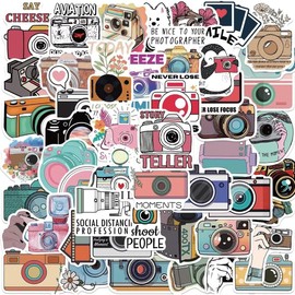 Fotos Fotografía Cool Divertido Aesthetic 50 Calcomanías Stickers Pvc Vs Agua Stickers Variados Sin Repetir Impermeables Removible Diseños Únicos Para Electrónicos, Laptops, Termos, Celulares