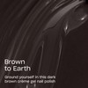 OPI GelColor Brown to Earth | Opaque Dark Brown Crème