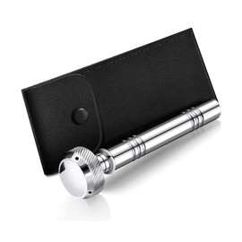 YUPEIUKLI Pocket Sprinkler with Leather Bag, Religious Pocket Aspergillum Tool for Ceremonies for Clergy