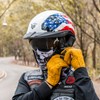 Half Helmets Motorcycle VHF04 Open Face Sun Visor Quick Release
