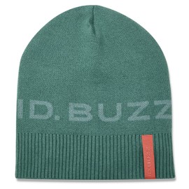 Volkswagen 1T3084303 Knitted Beanie Hat with ID.Buzz Lettering, petrol
