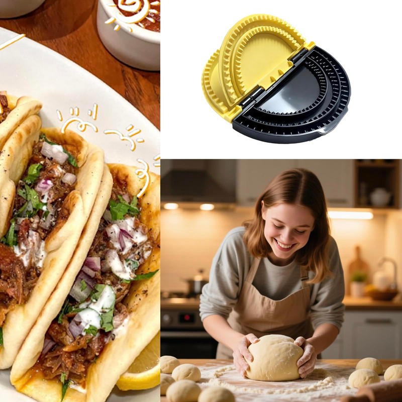 villaesta Quesadilla Maker & Tortilla Sealer Tool | 3-in-1 Adjustable
