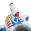 Inflatable Airplane Swimming Ring Inflated Plane Swim Float Seat with