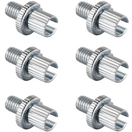 Frienda 12 Pieces Clutch Brake Cable Adjuster Screw Metric Clutch Brake Cable Adjuster Compatible with ATV Motorcycle 8 mm Cable Adjuster Nut Bolts for Car Vehicle Motorcycle ATV, Silver