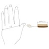 Universal Leather Sleeve with Elastic Band, Holds Utensils or Writing