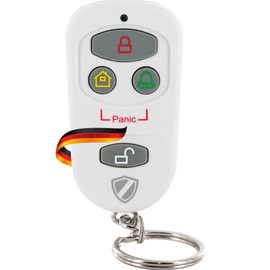 Schwaiger 'hgc100 532 Buttons Wireless RF Remote Control Wireless RF Remote Control (White, White, Plastic, Schwaiger inches Green Guard Security System System, Buttons)