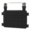 GYDEHUTJ Molle Placard Hoop and Loop Front Flap Hanging Panel