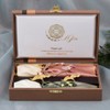 (H.jin) Hyunjin NEW Silk Twin Cranes Titanium Gold / (H.jin)현진