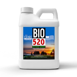 BIO 520 - Organic Liquid Plant Food - Indoor/Outdoor Soil Amendment, 16 Fl Oz Makes 125 Gal, OMRI. Ideal for Hydroponics, Agriculture, Houseplants & Outdoor Gardens, Foliar or Watering Made in the USA